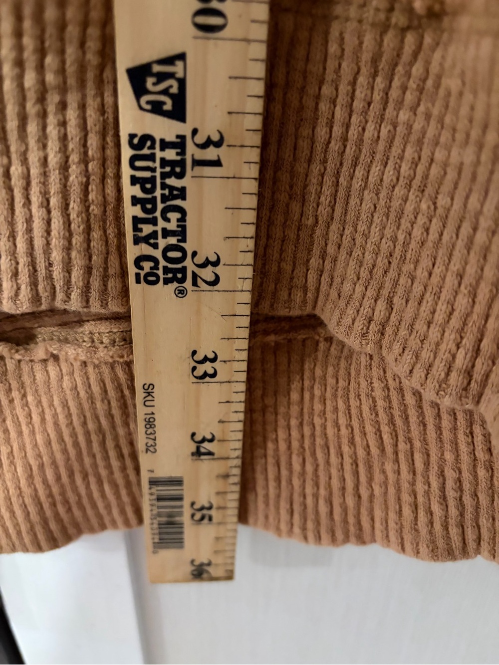 We The Free Sweater Womens XLarge Tan Caramel Mock Turtle Neck Tunic Pullover - Picture 7 of 10